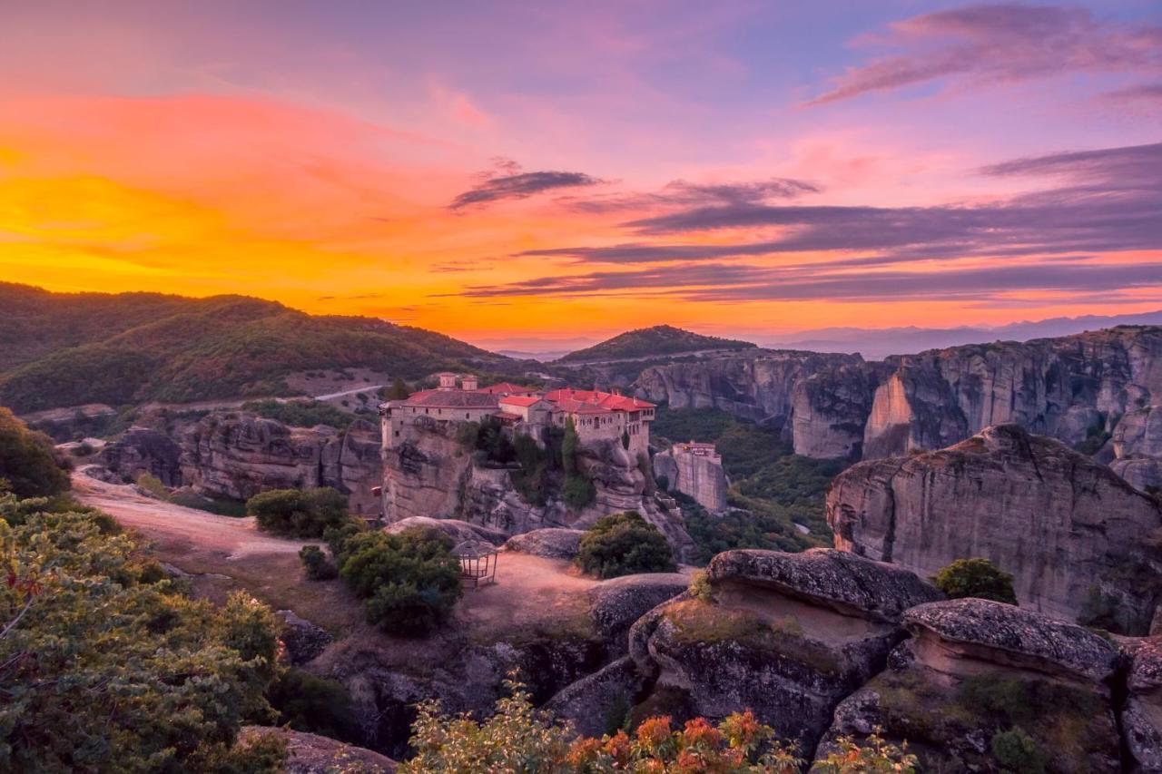 Novos Guesthouse Meteora Kalampaka Exteriör bild